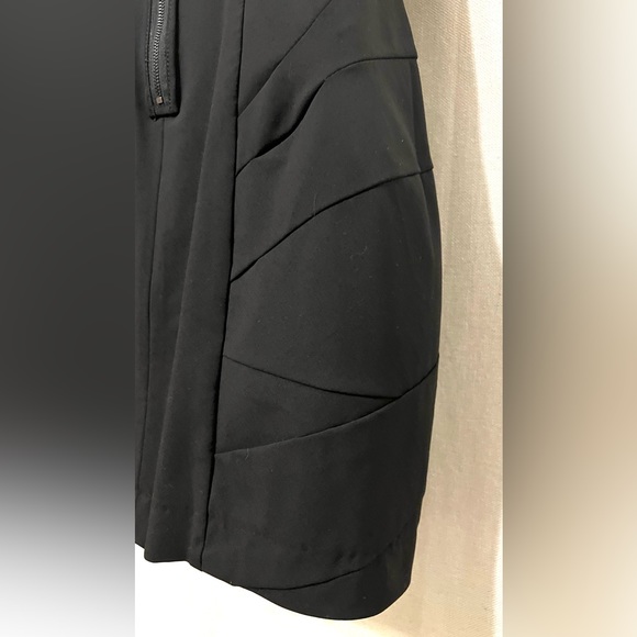 Cynthia Steffe light wool black Mini Dress, Size 0 - Picture 7 of 8